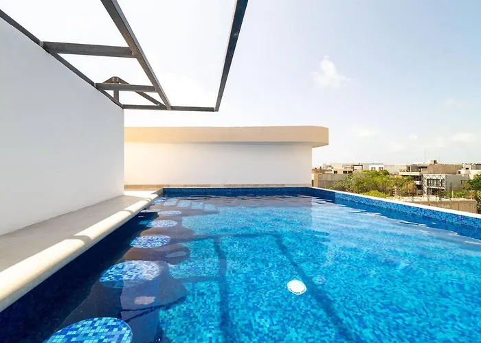 Holiday home King With Private Balcony, Rooftop Pool, Gym Tulum